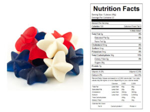 Clever Candy Patriotic Stars Hard Candy 5lb Bulk Bag